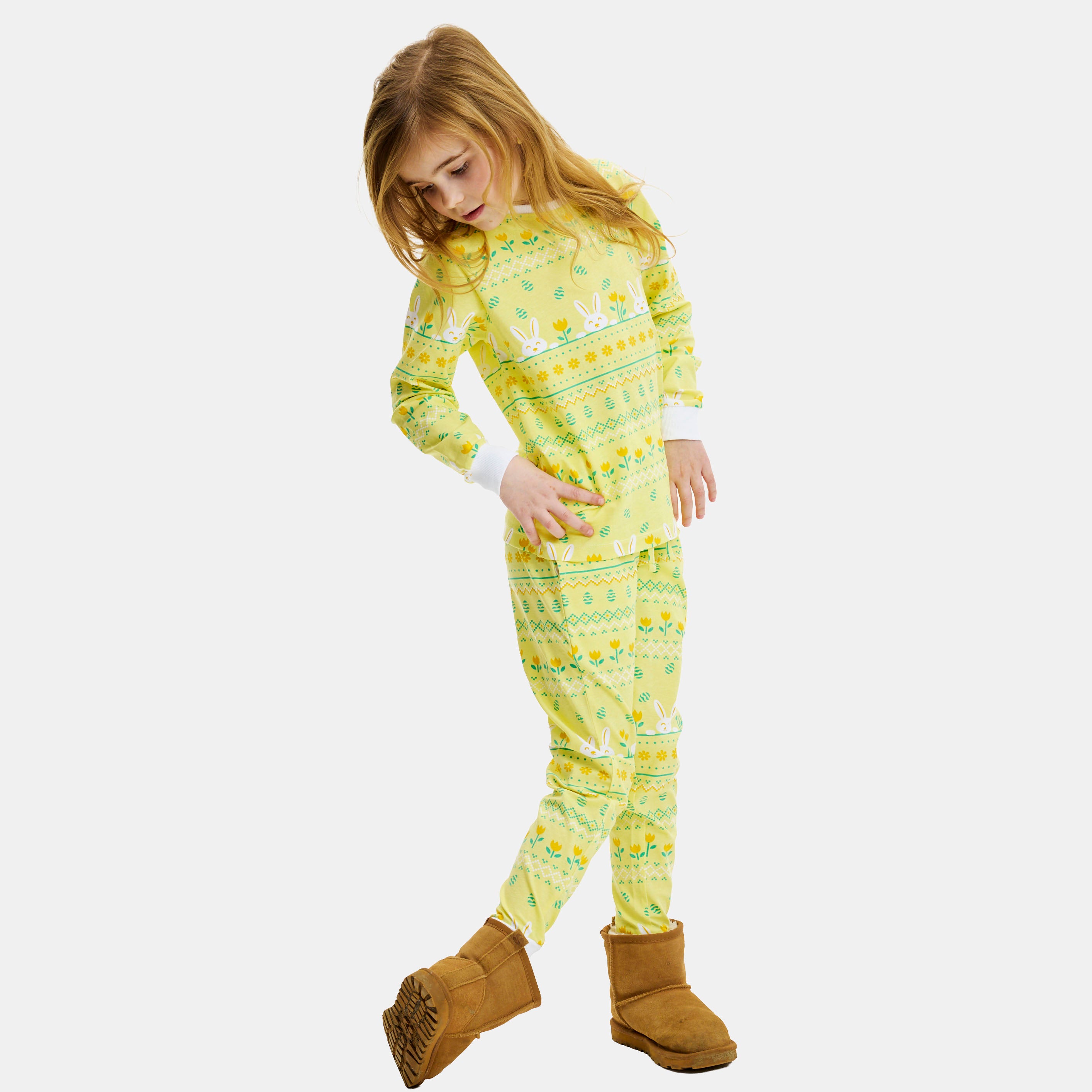 Elegant kanin påskepyjamas - Barn.
